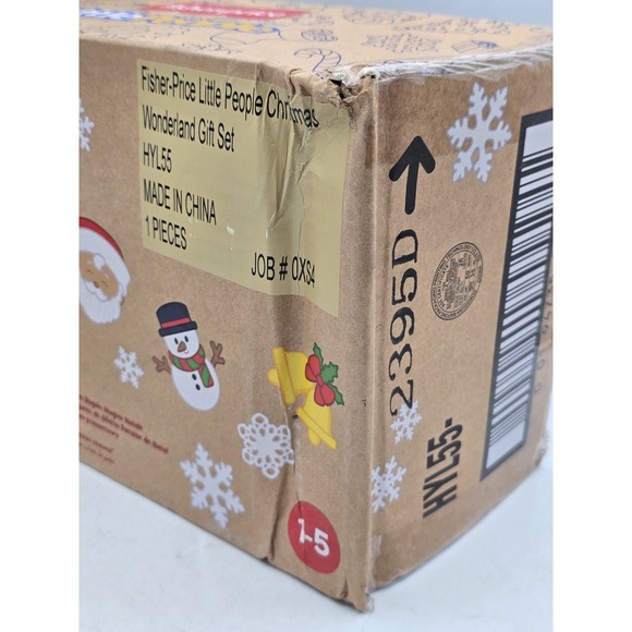Fisher Price Little People Christmas Wonderland Gift Set HYL55 - DAMAGE BOX NEW - Picture 14 of 14